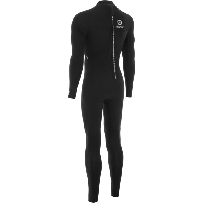 2025 Nyord Mens Furno 3/2mm Back Zip GBS Wetsuit FBM32001 - Black